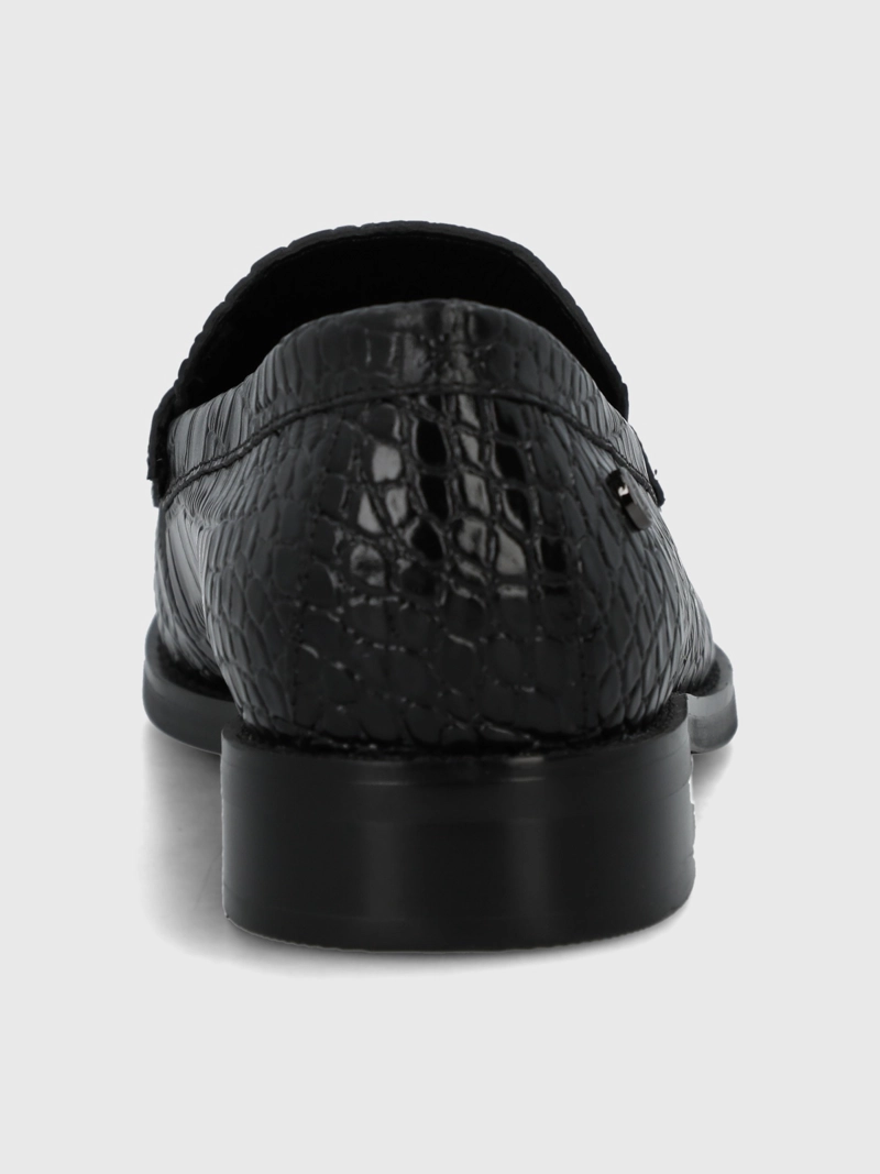 MOCASIN CUERO MUJER CROTA NEGRO HUSH PUPPIES - 7