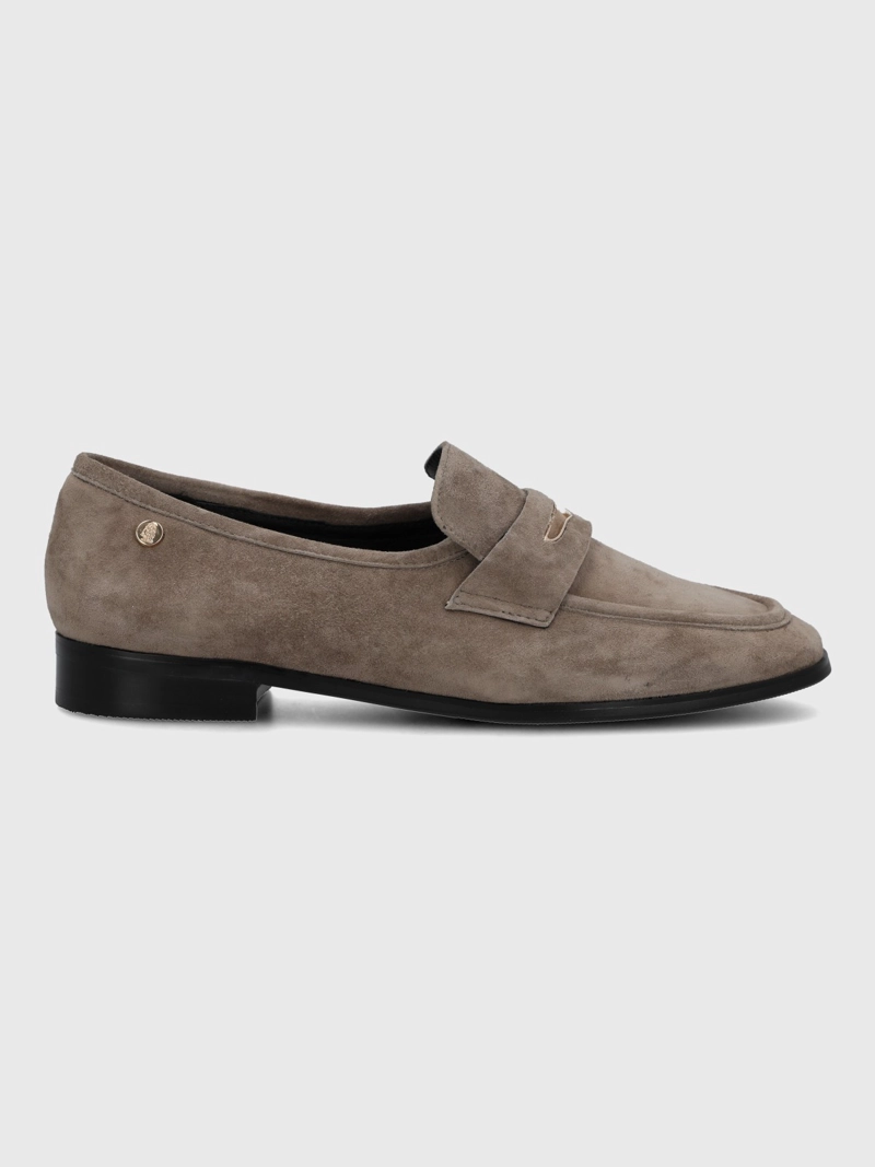 MOCASIN CUERO MUJER SULANA CAFE  HUSH PUPPIES - 2