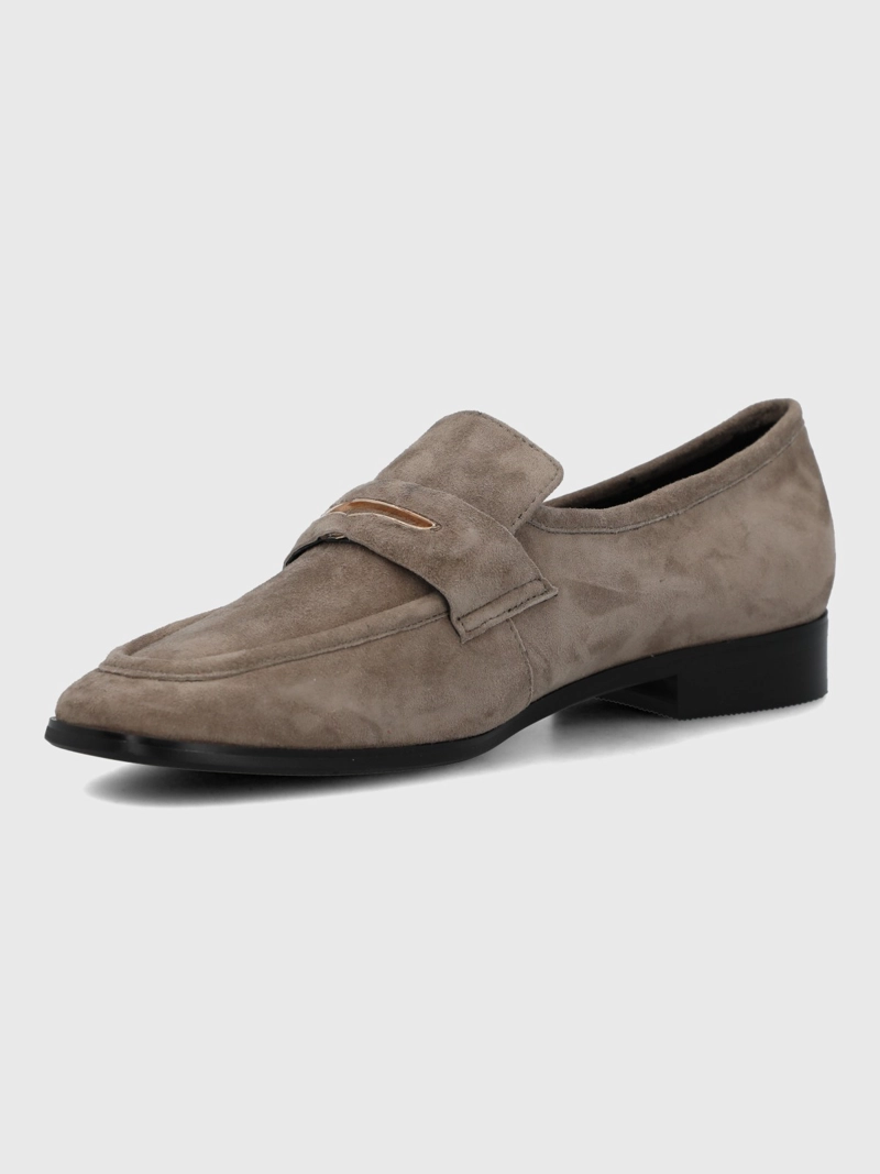 MOCASIN CUERO MUJER SULANA CAFE  HUSH PUPPIES - 5