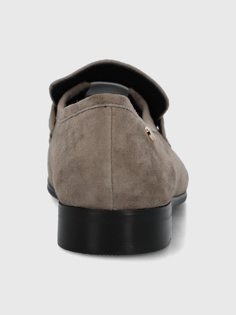 MOCASIN CUERO MUJER SULANA CAFE  HUSH PUPPIES - 7