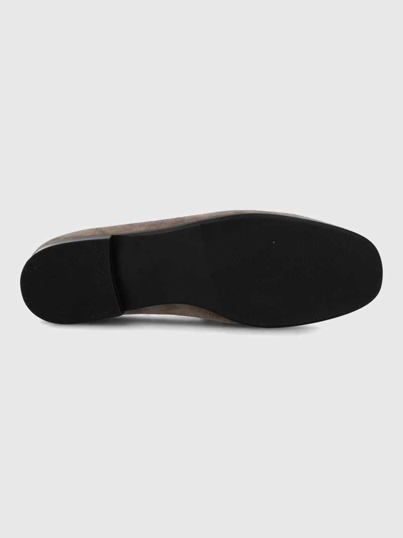 MOCASIN CUERO MUJER SULANA CAFE  HUSH PUPPIES - 8