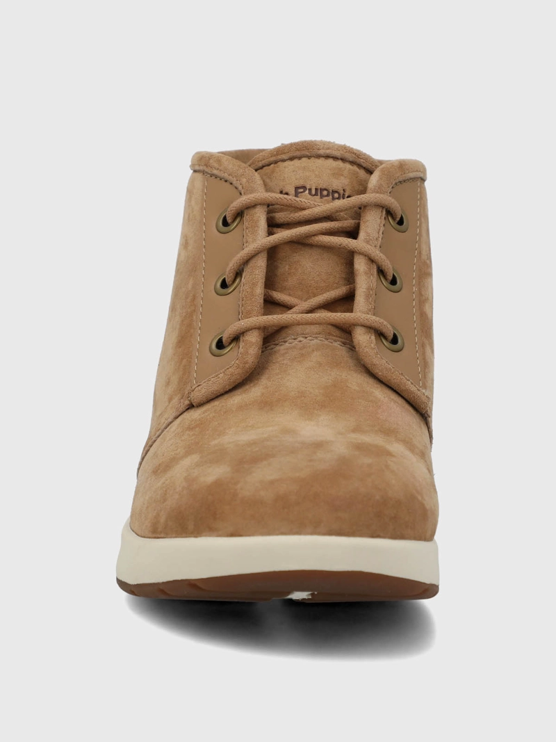 BOTIN CUERO MUJER SURBO CAFE  OSCURO HUSH PUPPIES - 4