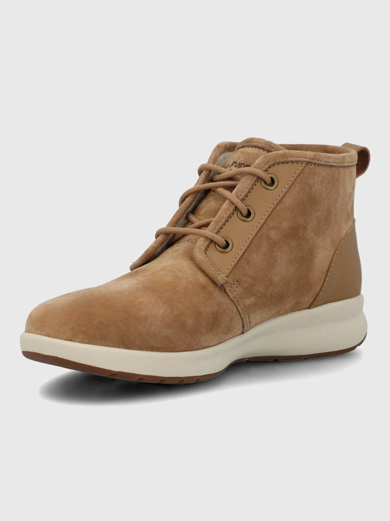 BOTIN CUERO MUJER SURBO CAFE  OSCURO HUSH PUPPIES - 6