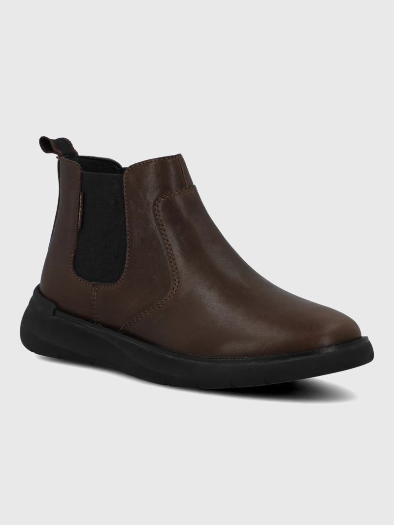 BOTIN CUERO MUJER FLORA CAFE  HUSH PUPPIES - 1