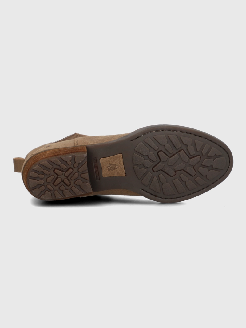 BOTIN CUERO MUJER KAROL CAFE  HUSH PUPPIES - 8