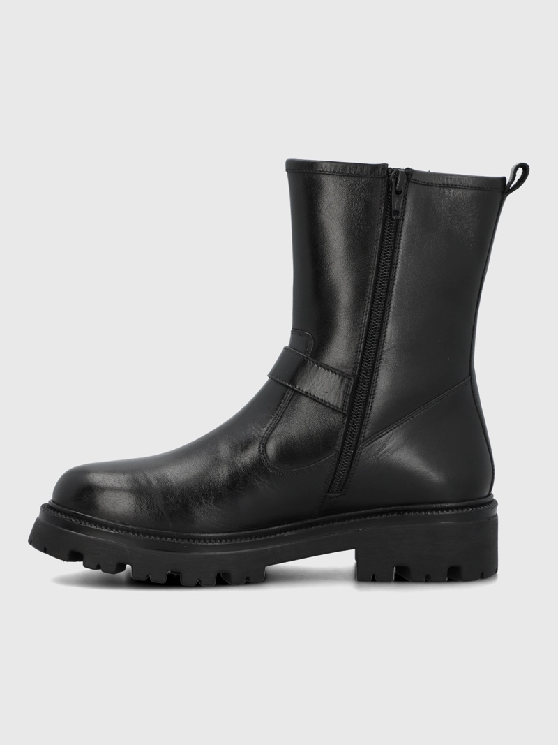 BOTIN CUERO MUJER BUNDA NEGRO HUSH PUPPIES - 5