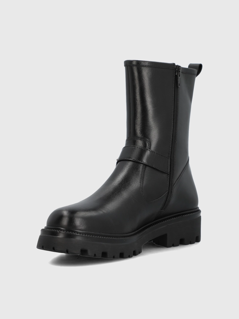 BOTIN CUERO MUJER BUNDA NEGRO HUSH PUPPIES - 6