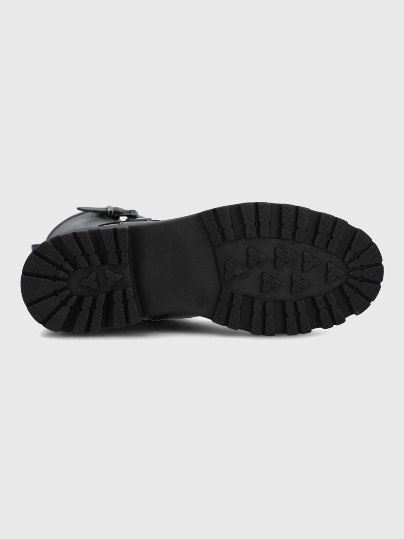 BOTIN CUERO MUJER BUNDA NEGRO HUSH PUPPIES - 8