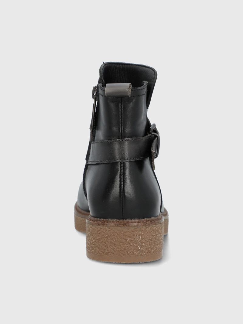 BOTIN CUERO MUJER GALLA NEGRO HUSH PUPPIES - 7