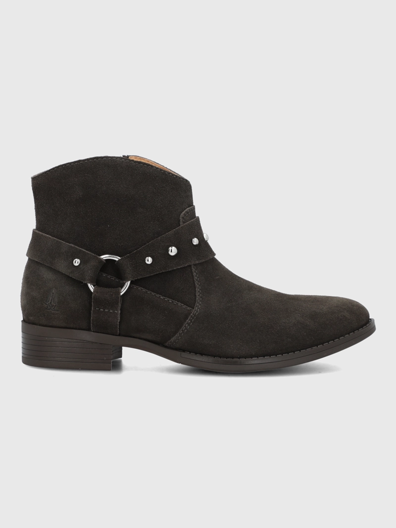 BOTIN CUERO MUJER ALVANIA CAFE  HUSH PUPPIES - 2