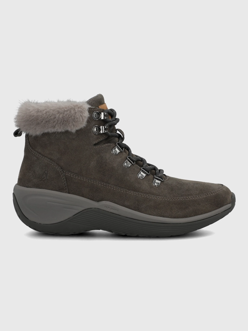 BOTIN CUERO MUJER SPINAL RUG ALPINE GRIS HUSH PUPPIES - 2