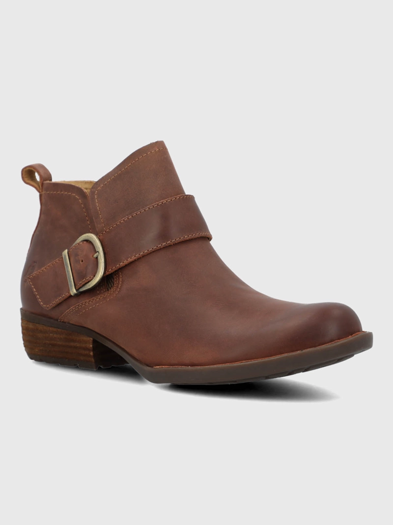 BOTIN CUERO MUJER RAQUEL CAFE  HUSH PUPPIES - 1