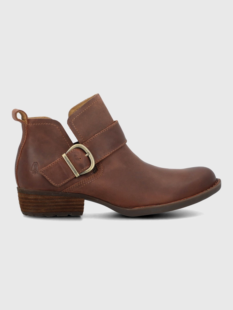 BOTIN CUERO MUJER RAQUEL CAFE  HUSH PUPPIES - 2