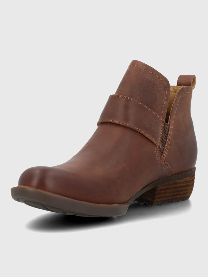 BOTIN CUERO MUJER RAQUEL CAFE  HUSH PUPPIES - 6