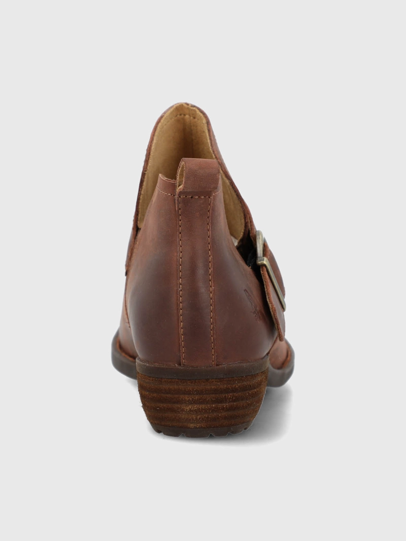 BOTIN CUERO MUJER RAQUEL CAFE  HUSH PUPPIES - 7