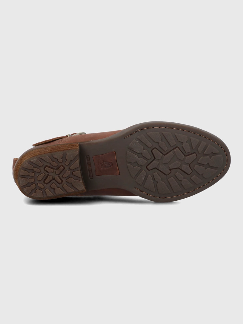 BOTIN CUERO MUJER RAQUEL CAFE  HUSH PUPPIES - 8