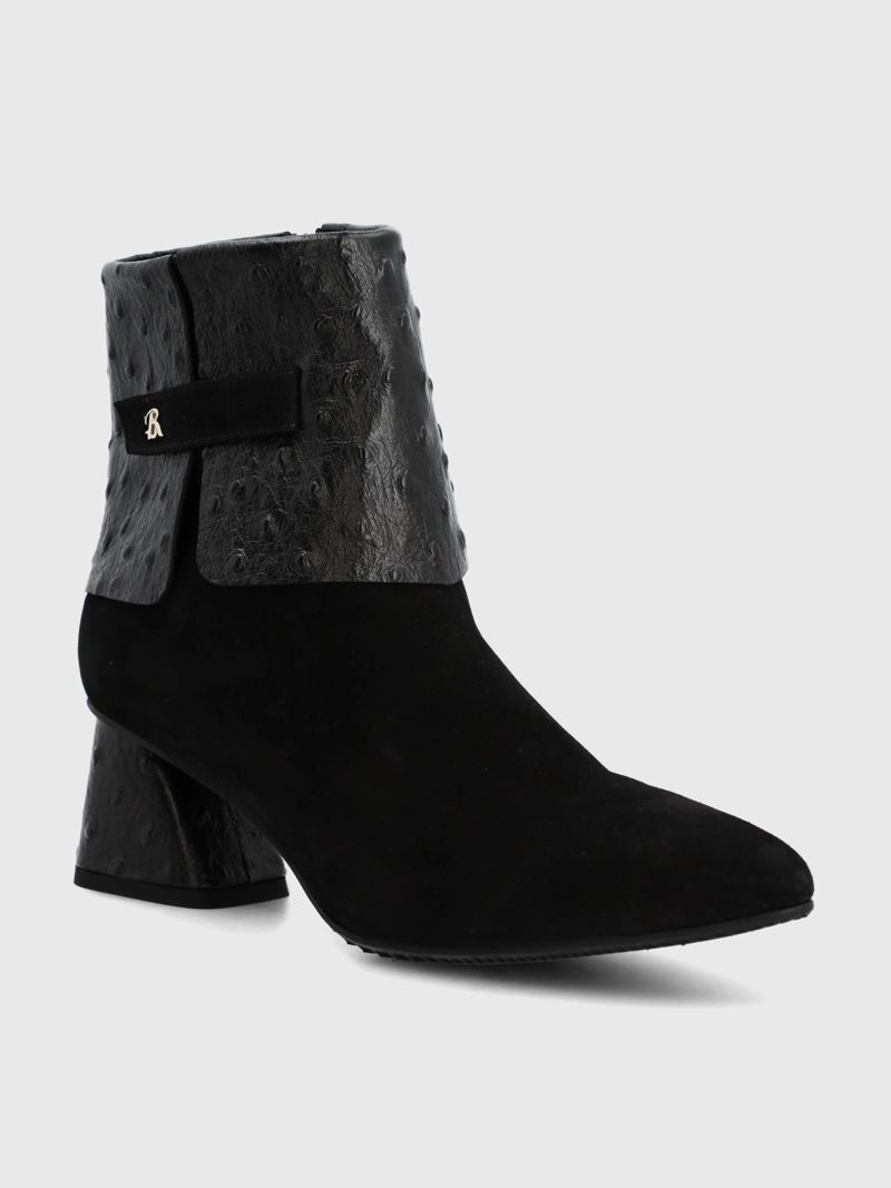BOTIN BRUNATE CUERO MUJER MILAZO NEGRO HUSH PUPPIES - 1