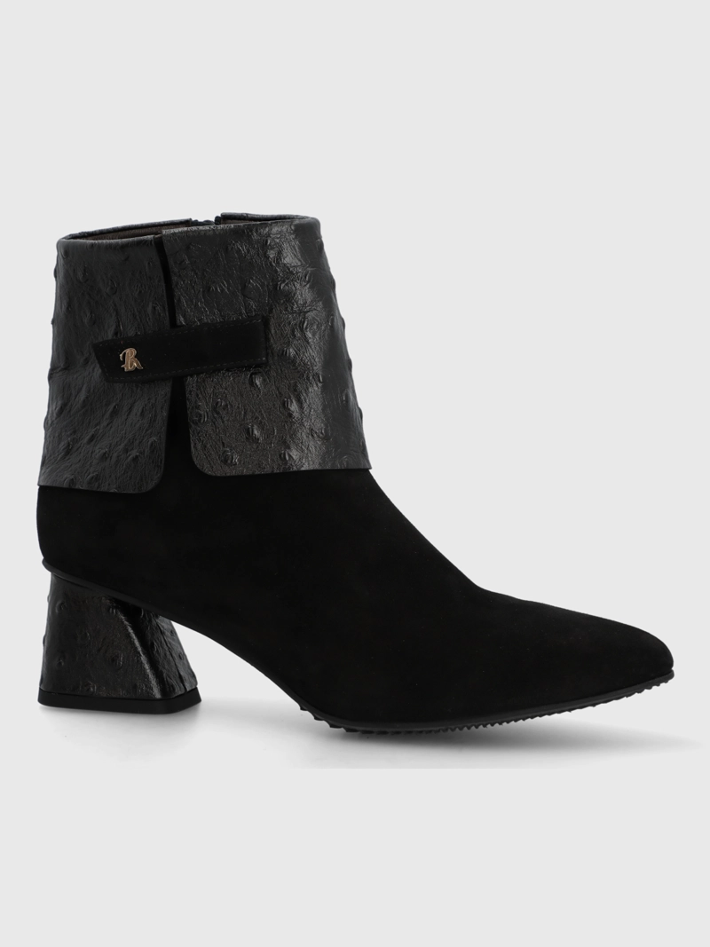 BOTIN BRUNATE CUERO MUJER MILAZO NEGRO HUSH PUPPIES - 2
