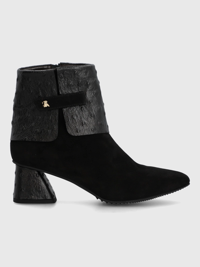 BOTIN BRUNATE CUERO MUJER MILAZO NEGRO HUSH PUPPIES - 4