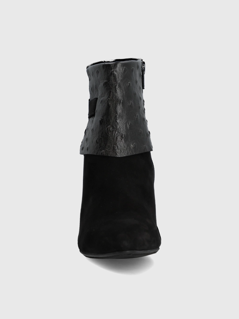 BOTIN BRUNATE CUERO MUJER MILAZO NEGRO HUSH PUPPIES - 5