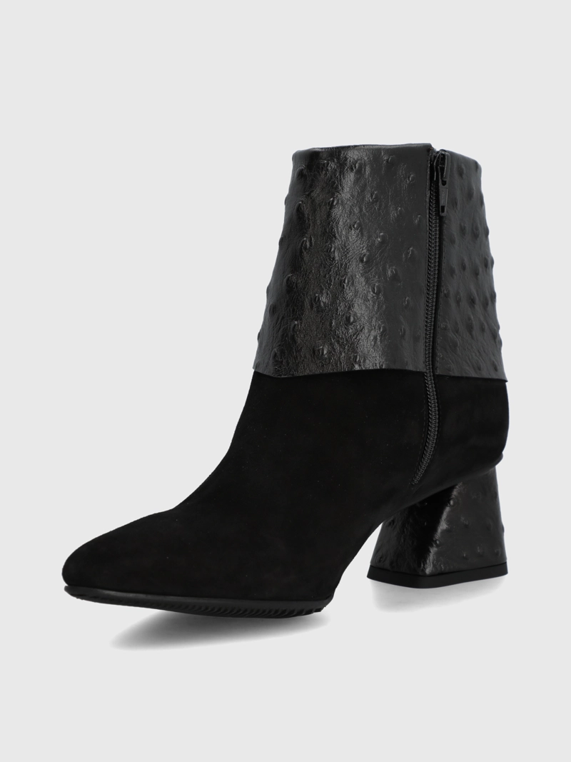 BOTIN BRUNATE CUERO MUJER MILAZO NEGRO HUSH PUPPIES - 6