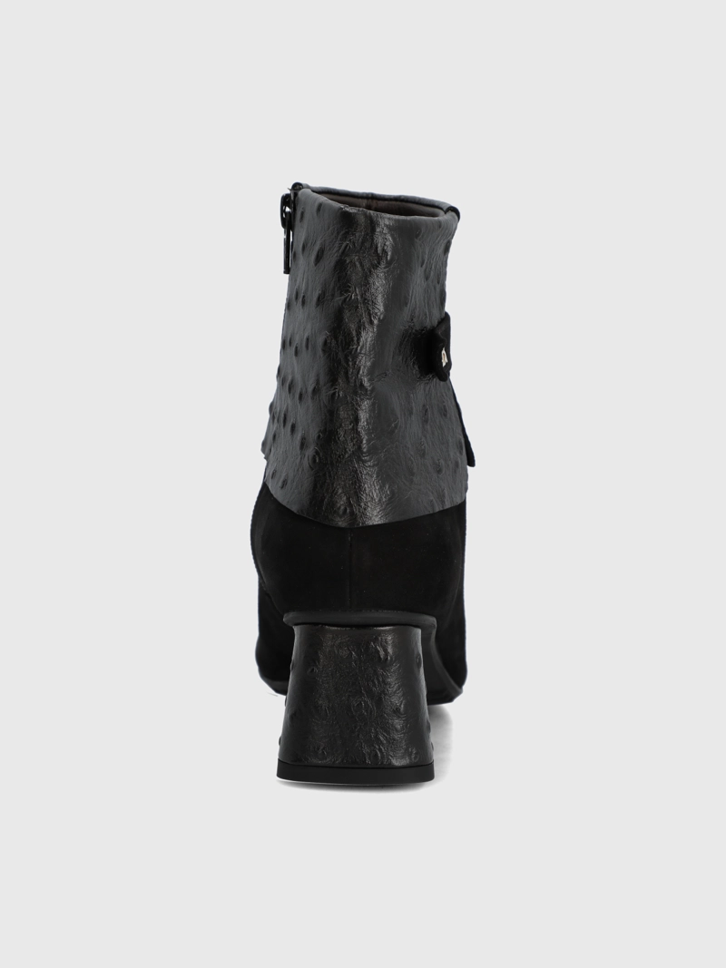 BOTIN BRUNATE CUERO MUJER MILAZO NEGRO HUSH PUPPIES - 8