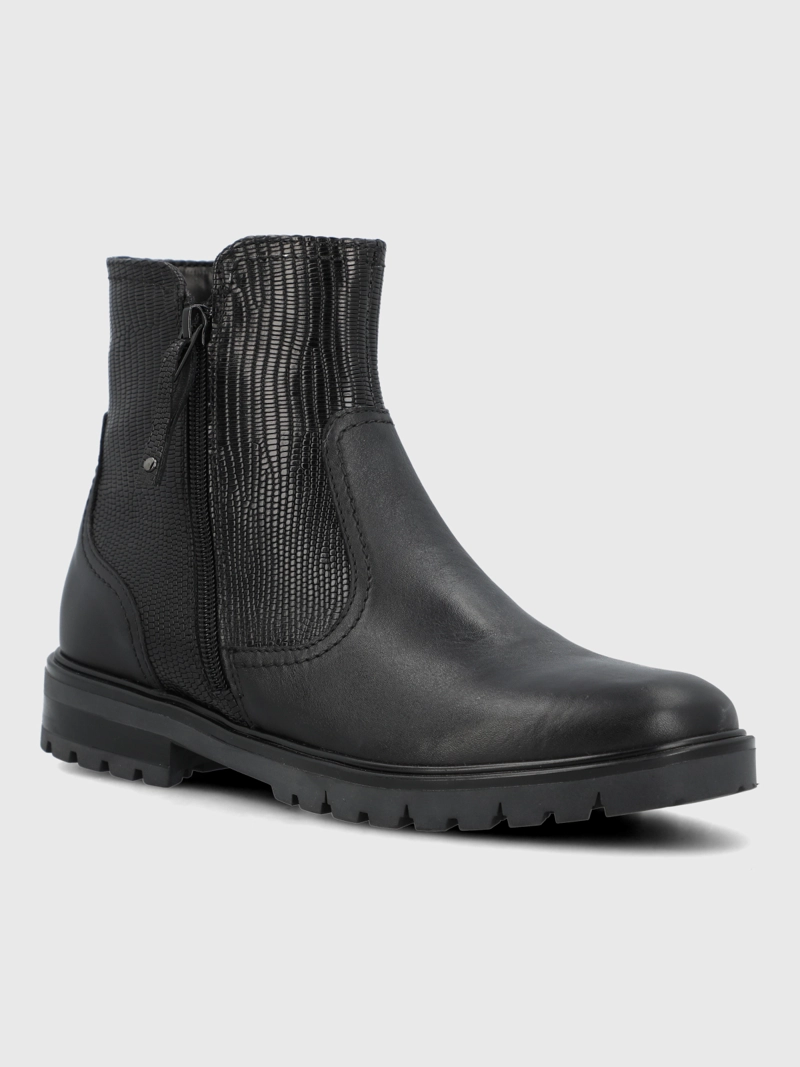BOTIN CUERO MUJER BRILLER NEGRO HUSH PUPPIES - 1