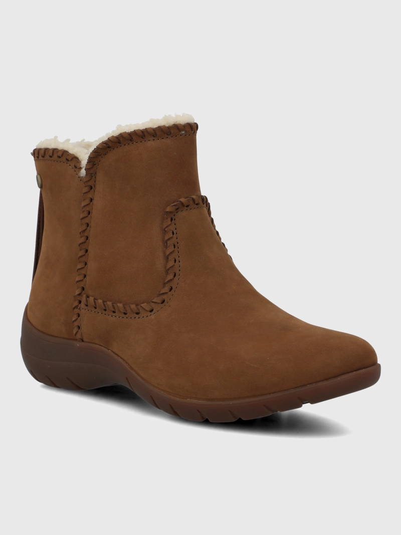BOTIN CUERO MUJER ORLA CAFE  HUSH PUPPIES - 1
