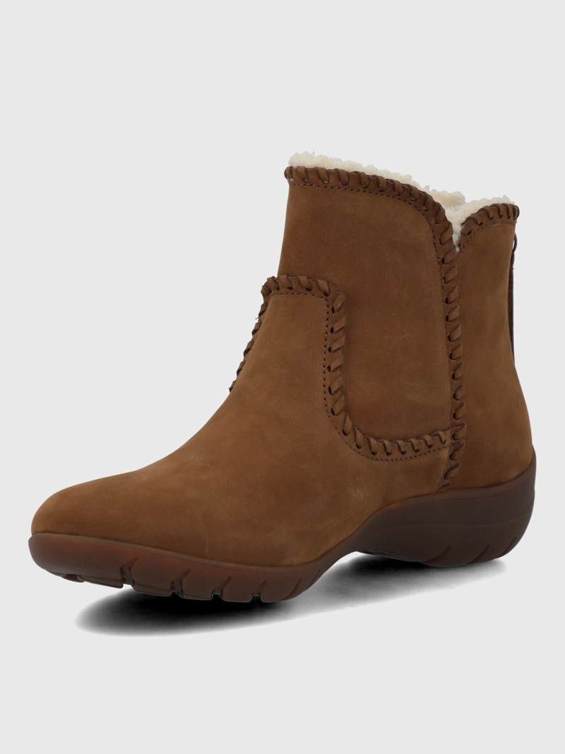 BOTIN CUERO MUJER ORLA CAFE  HUSH PUPPIES - 6