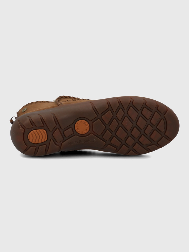 BOTIN CUERO MUJER ORLA CAFE  HUSH PUPPIES - 8