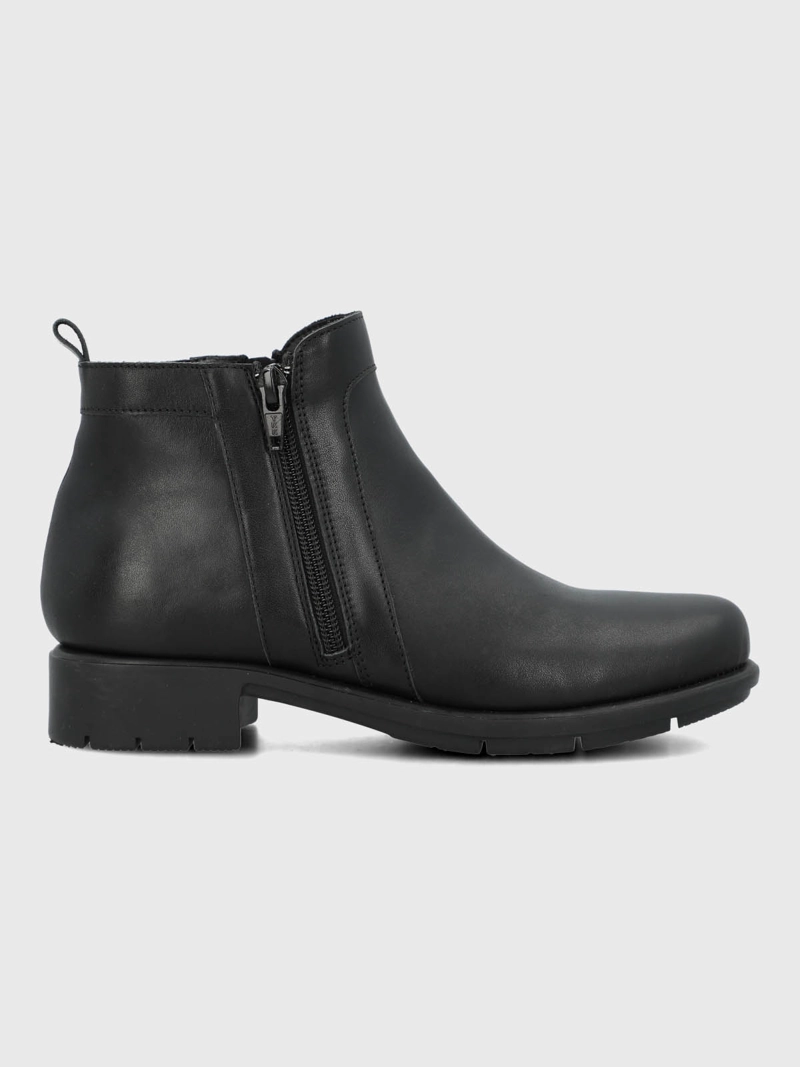 BOTIN CUERO MUJER PATRICIA NEGRO HUSH PUPPIES - 2