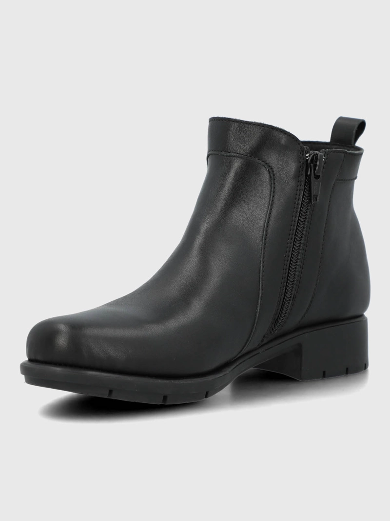 BOTIN CUERO MUJER PATRICIA NEGRO HUSH PUPPIES - 6