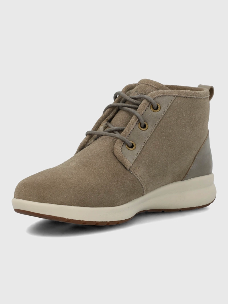 BOTIN CUERO MUJER SURBO CAFE  HUSH PUPPIES - 6