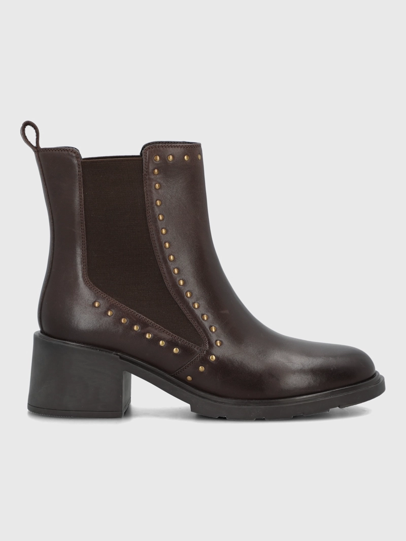 BOTIN CUERO MUJER LAMAS CAFE  HUSH PUPPIES - 2