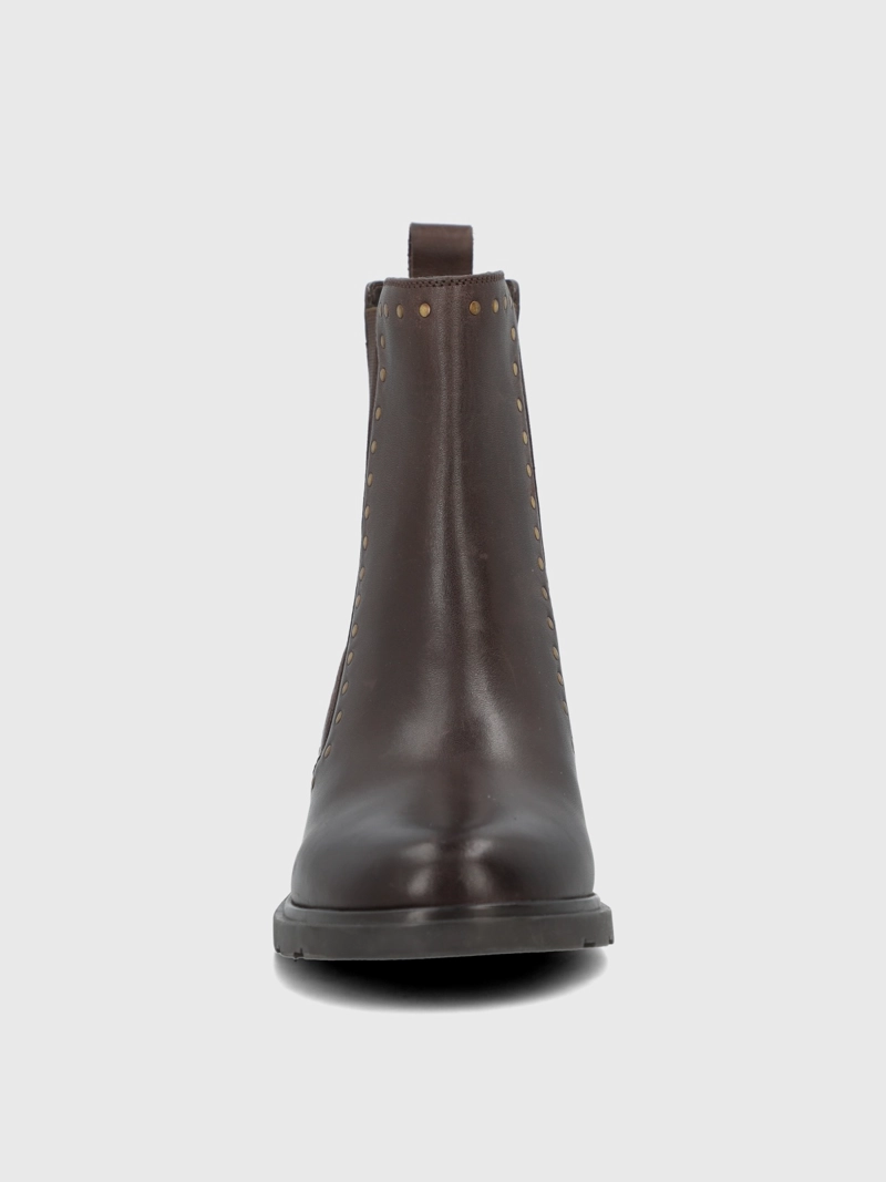 BOTIN CUERO MUJER LAMAS CAFE  HUSH PUPPIES - 4