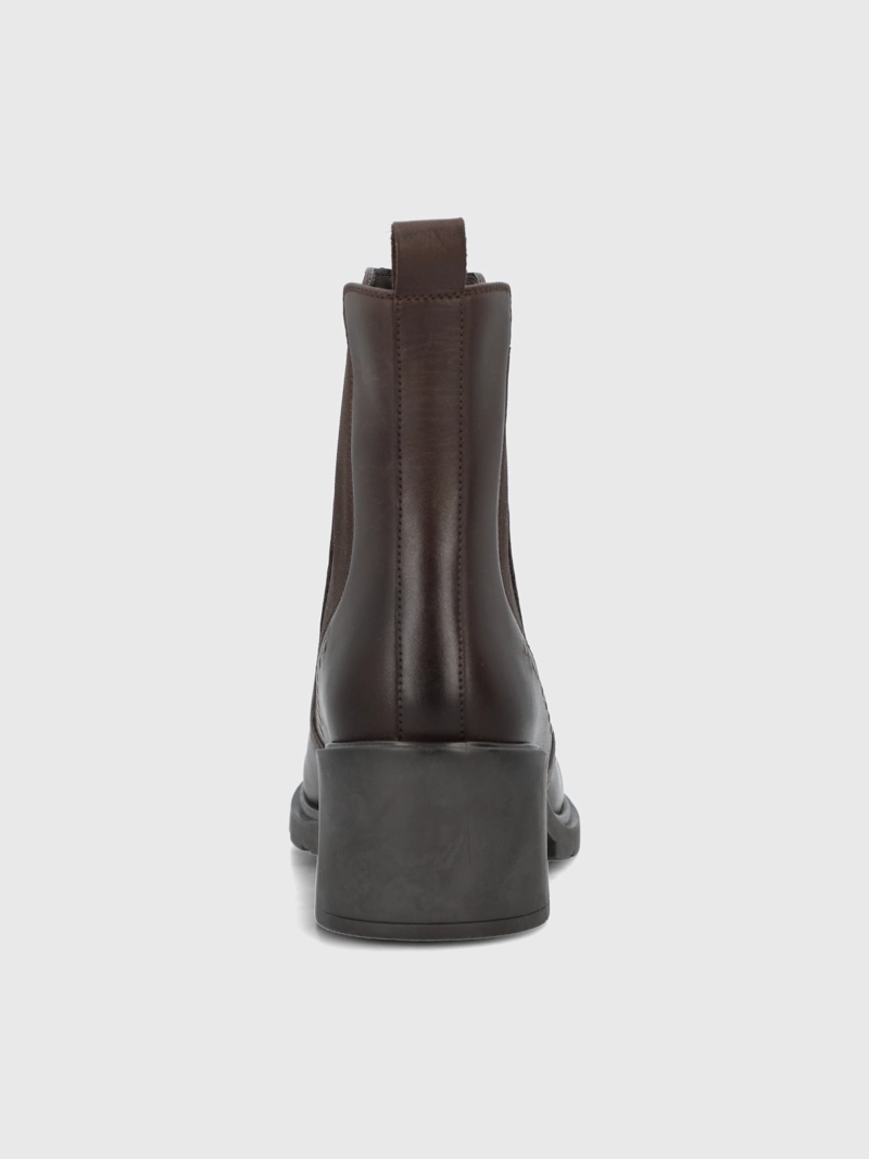 BOTIN CUERO MUJER LAMAS CAFE  HUSH PUPPIES - 7