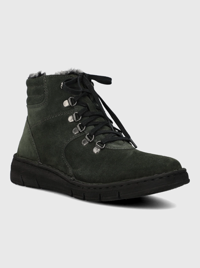 BOTIN CUERO MUJER WORMIT VERDE HUSH PUPPIES - 1