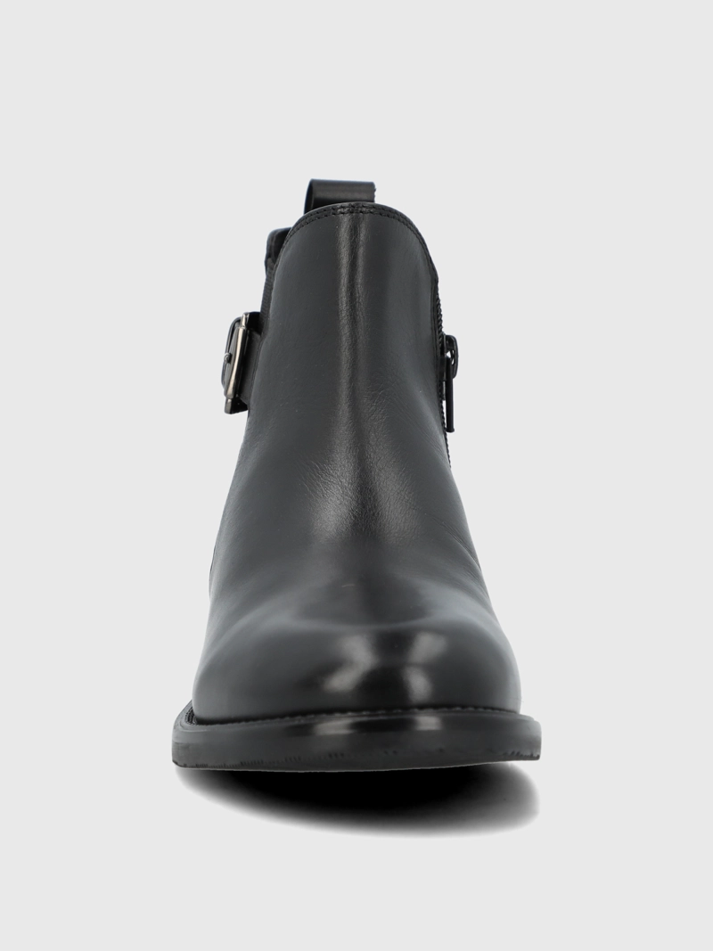 BOTIN CUERO MUJER FELVI NEGRO HUSH PUPPIES - 4