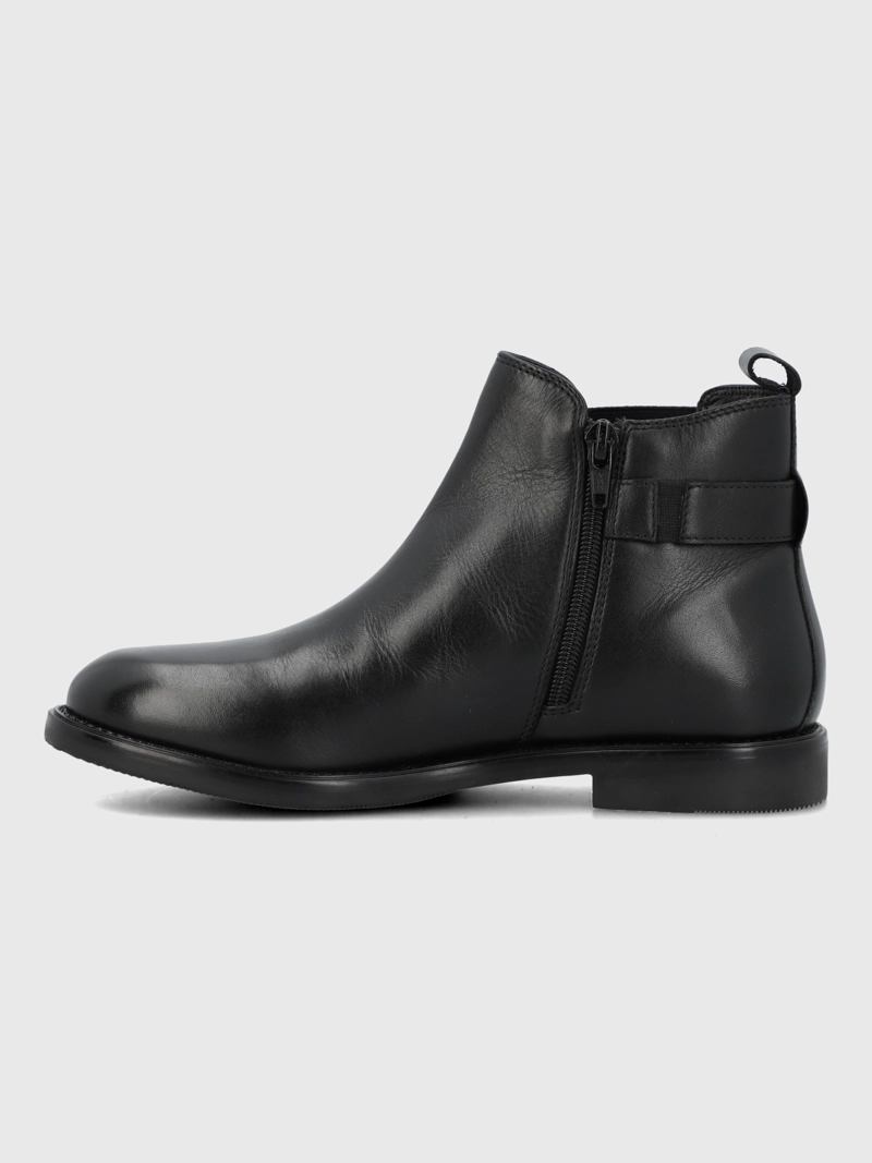 BOTIN CUERO MUJER FELVI NEGRO HUSH PUPPIES - 5