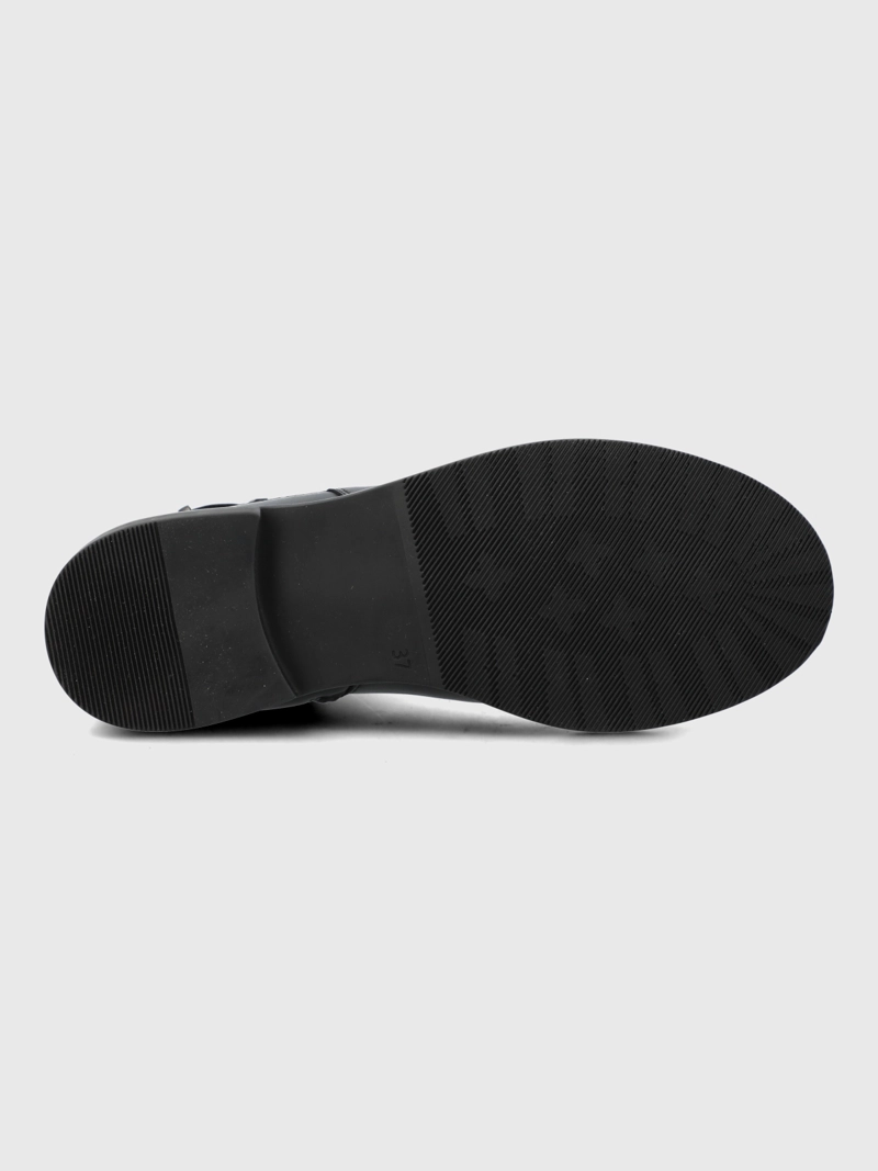 BOTIN CUERO MUJER FELVI NEGRO HUSH PUPPIES - 8