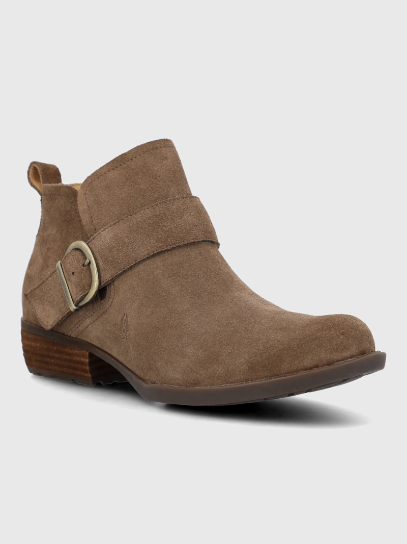 BOTIN CUERO MUJER RAQUEL CAFE  HUSH PUPPIES - 1