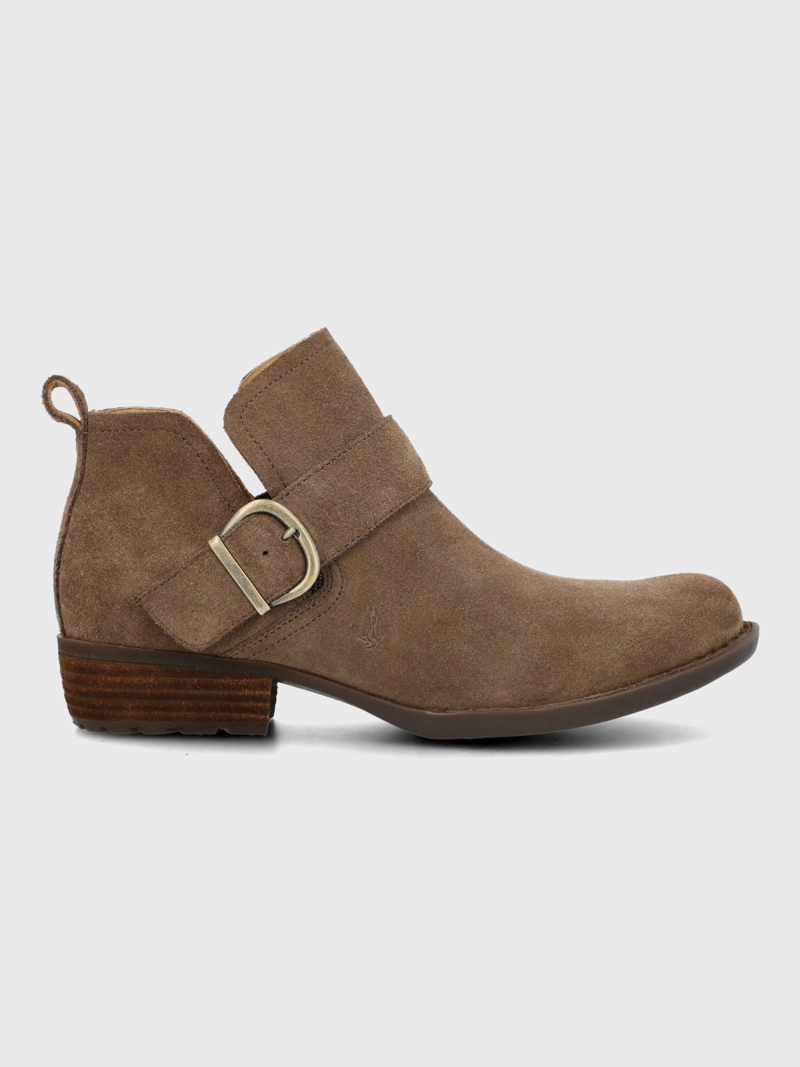 BOTIN CUERO MUJER RAQUEL CAFE  HUSH PUPPIES - 2