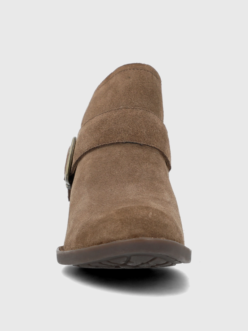 BOTIN CUERO MUJER RAQUEL CAFE  HUSH PUPPIES - 4