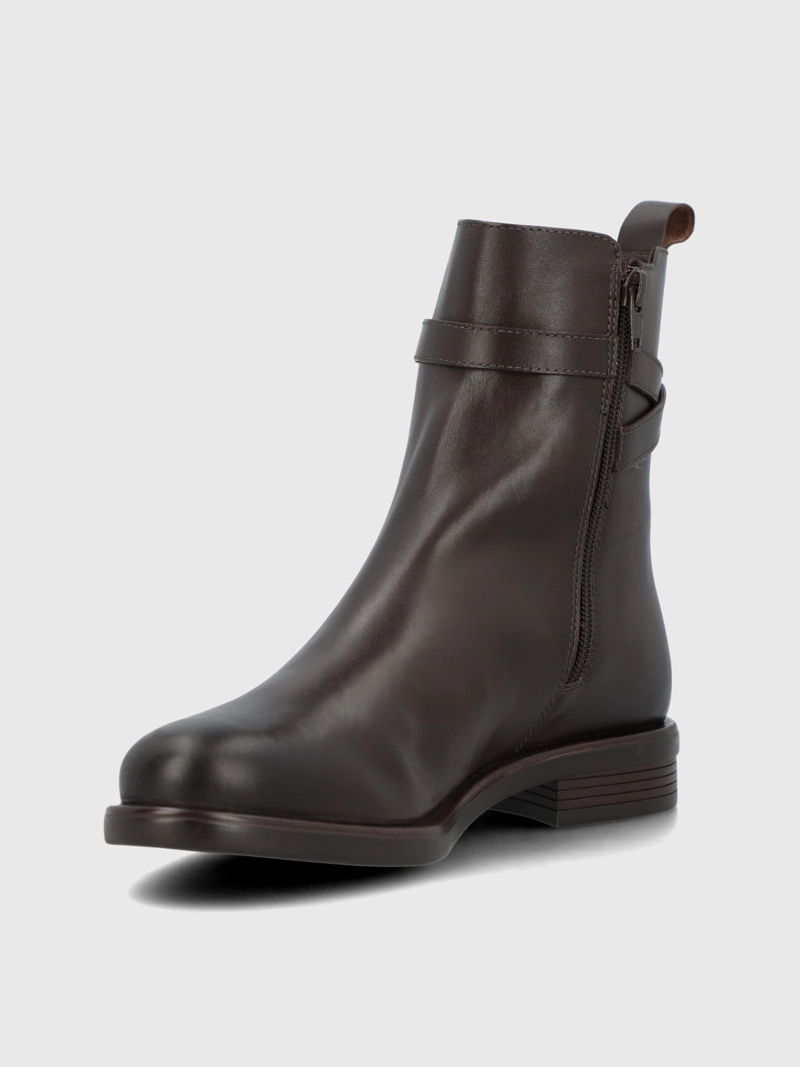 BOTIN CUERO MUJER ANDRESA CAFE  HUSH PUPPIES - 6