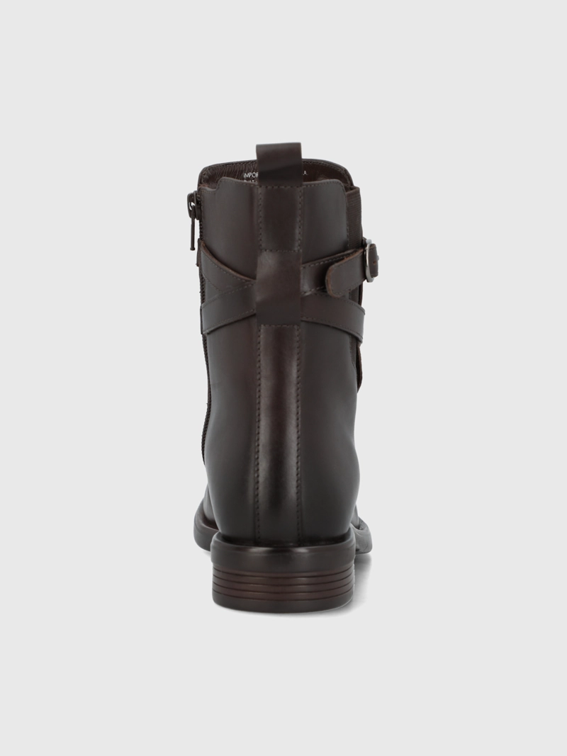 BOTIN CUERO MUJER ANDRESA CAFE  HUSH PUPPIES - 7