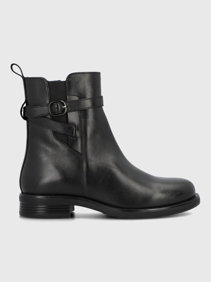 BOTIN CUERO MUJER ANDRESA NEGRO HUSH PUPPIES - 2