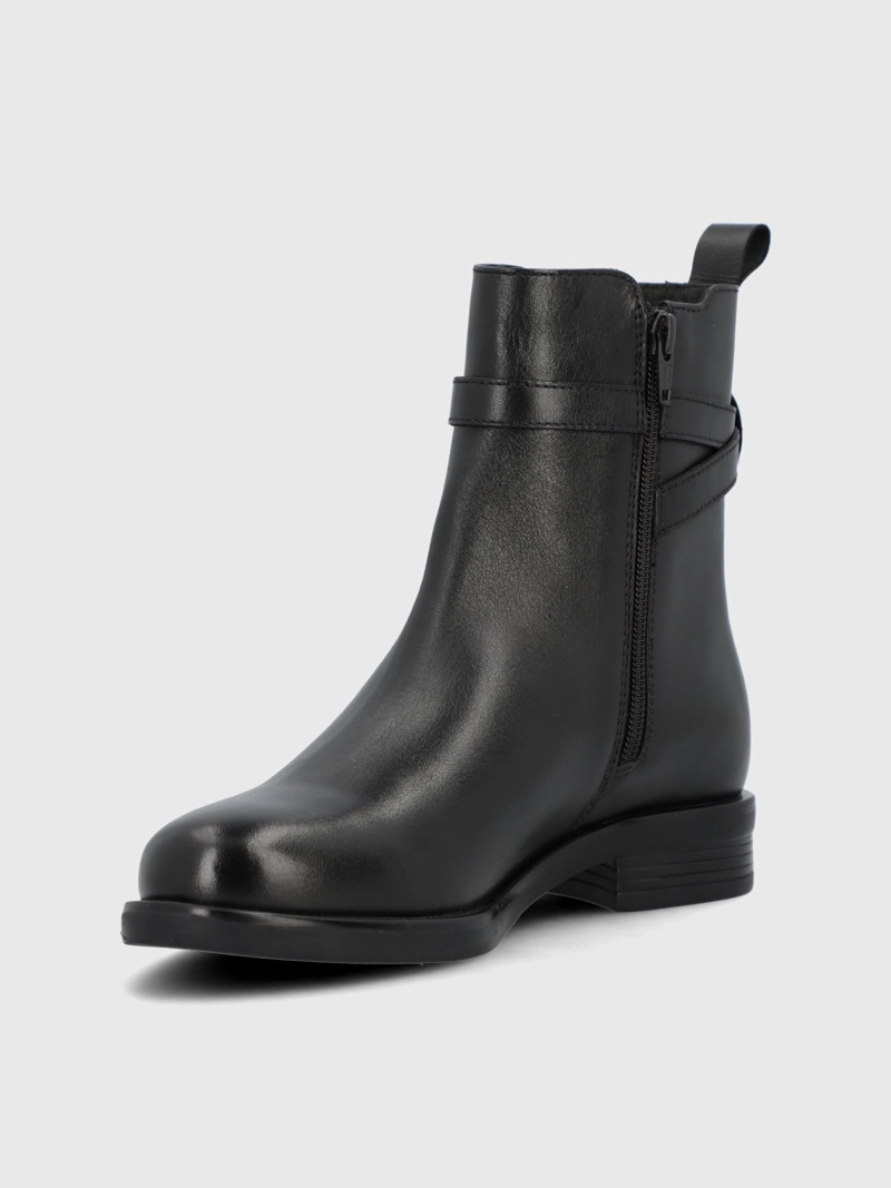 BOTIN CUERO MUJER ANDRESA NEGRO HUSH PUPPIES - 6