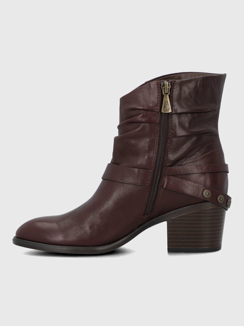 BOTIN CUERO MUJER MARITA BURDEO HUSH PUPPIES - 5