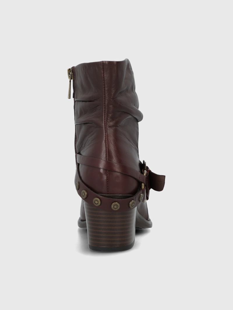 BOTIN CUERO MUJER MARITA BURDEO HUSH PUPPIES - 7