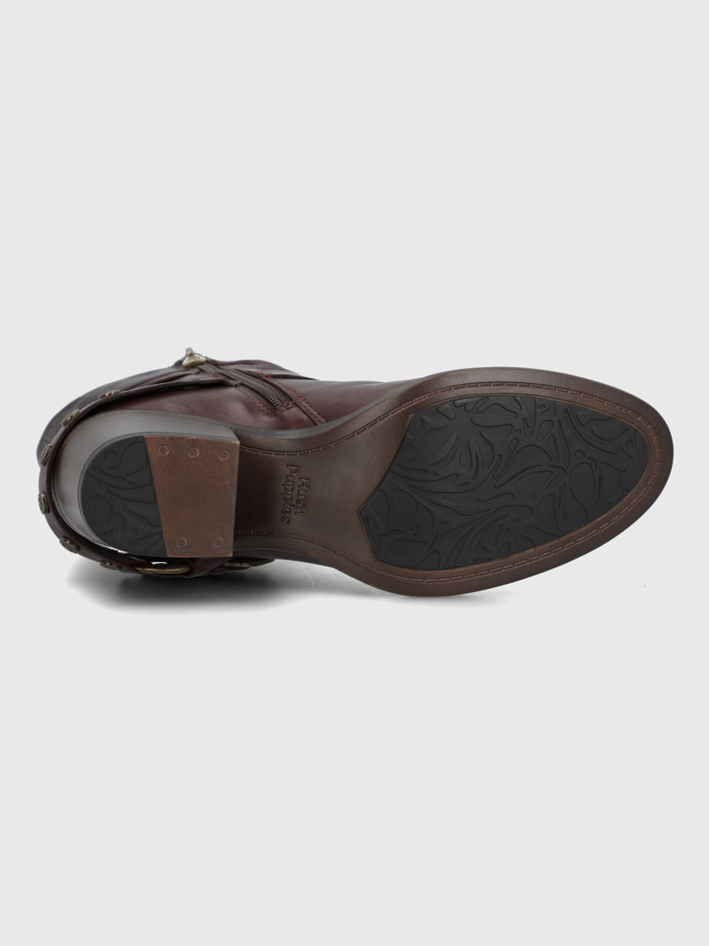 BOTIN CUERO MUJER MARITA BURDEO HUSH PUPPIES - 8